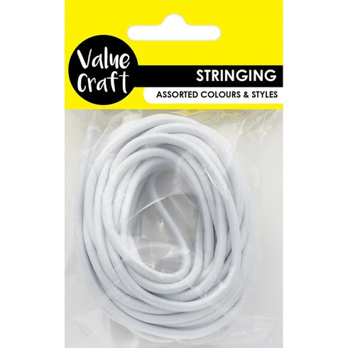 3mm Round Elastic Cord Thread (available in 2 colours)